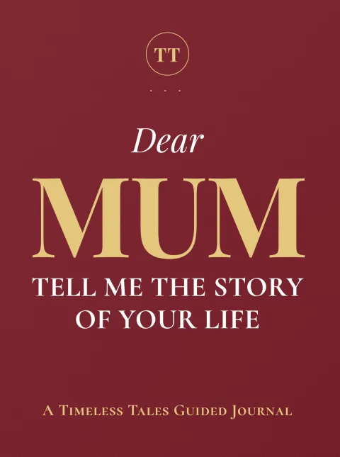 Dear Mum, Tell Me the Story of Your Life — guided memory journal cover