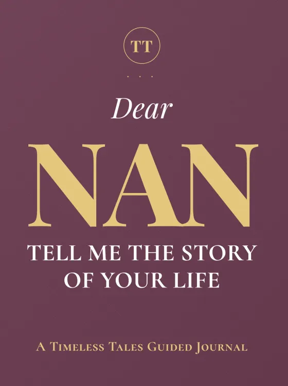 Dear Nan, Tell Me the Story of Your Life — cover in Mulled Plum